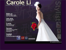 Tablet Screenshot of carolelimakeup.com